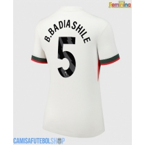 Camisa de time de futebol Chelsea Benoit Badiashile #5 Replicas 2º Equipamento Feminina 2025-26 Manga Curta